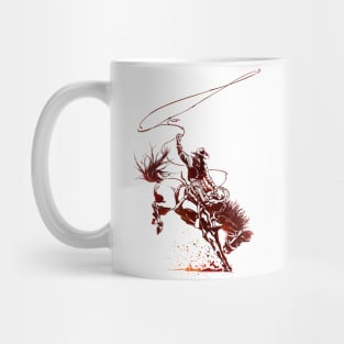 Bucking Bronco Mug